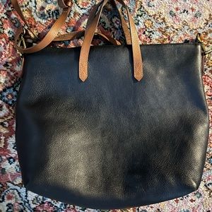 Madewell Zip Top Transport tote